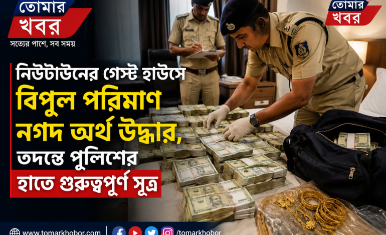 নিউটাউনের গেস্ট হাউসে বিপুল পরিমাণ নগদ উদ্ধার, তদন্তে পুলিশের নজরে একাধিক দিক